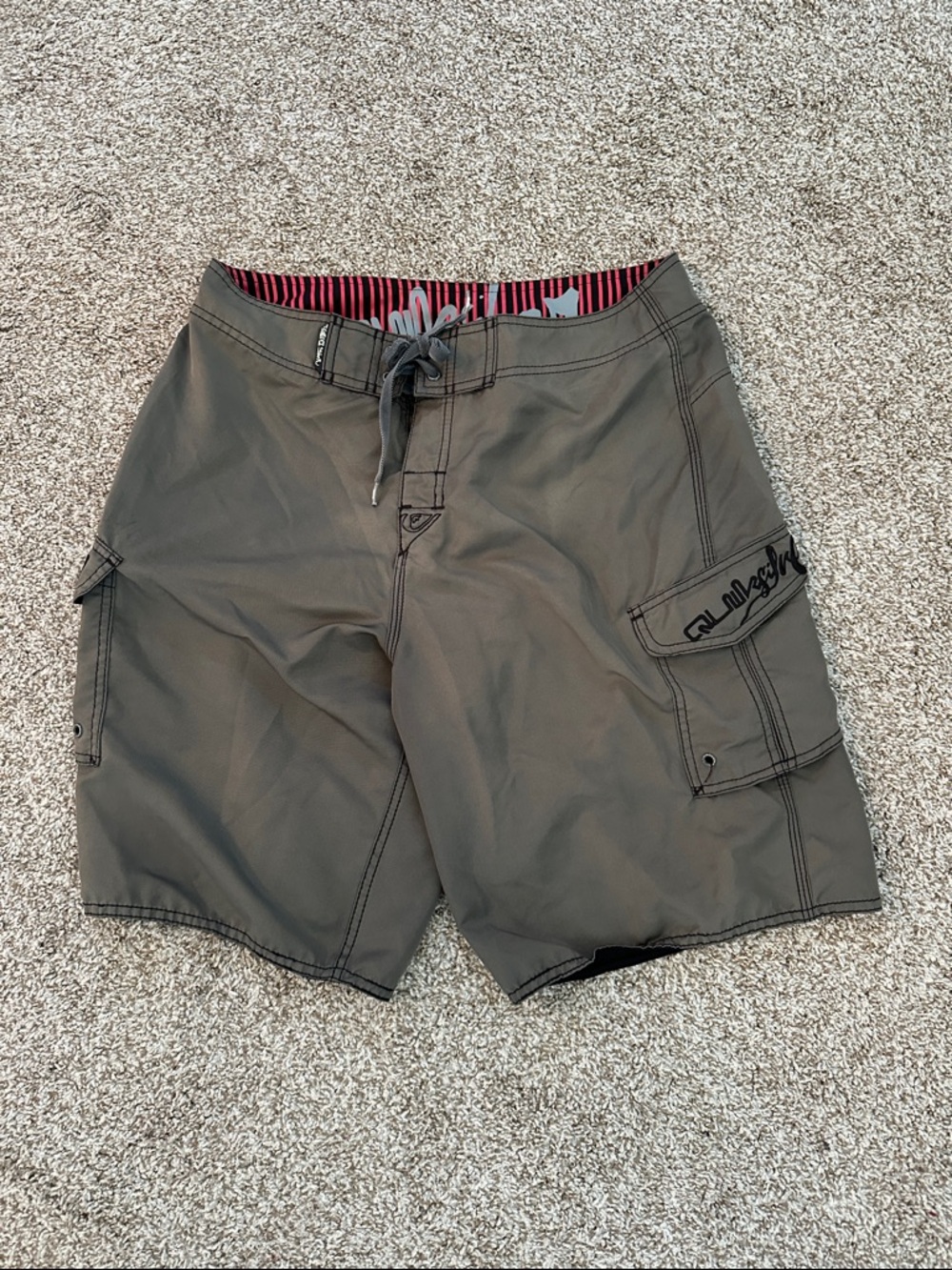 Quiksilver Cargo Boardshorts with Drawstring